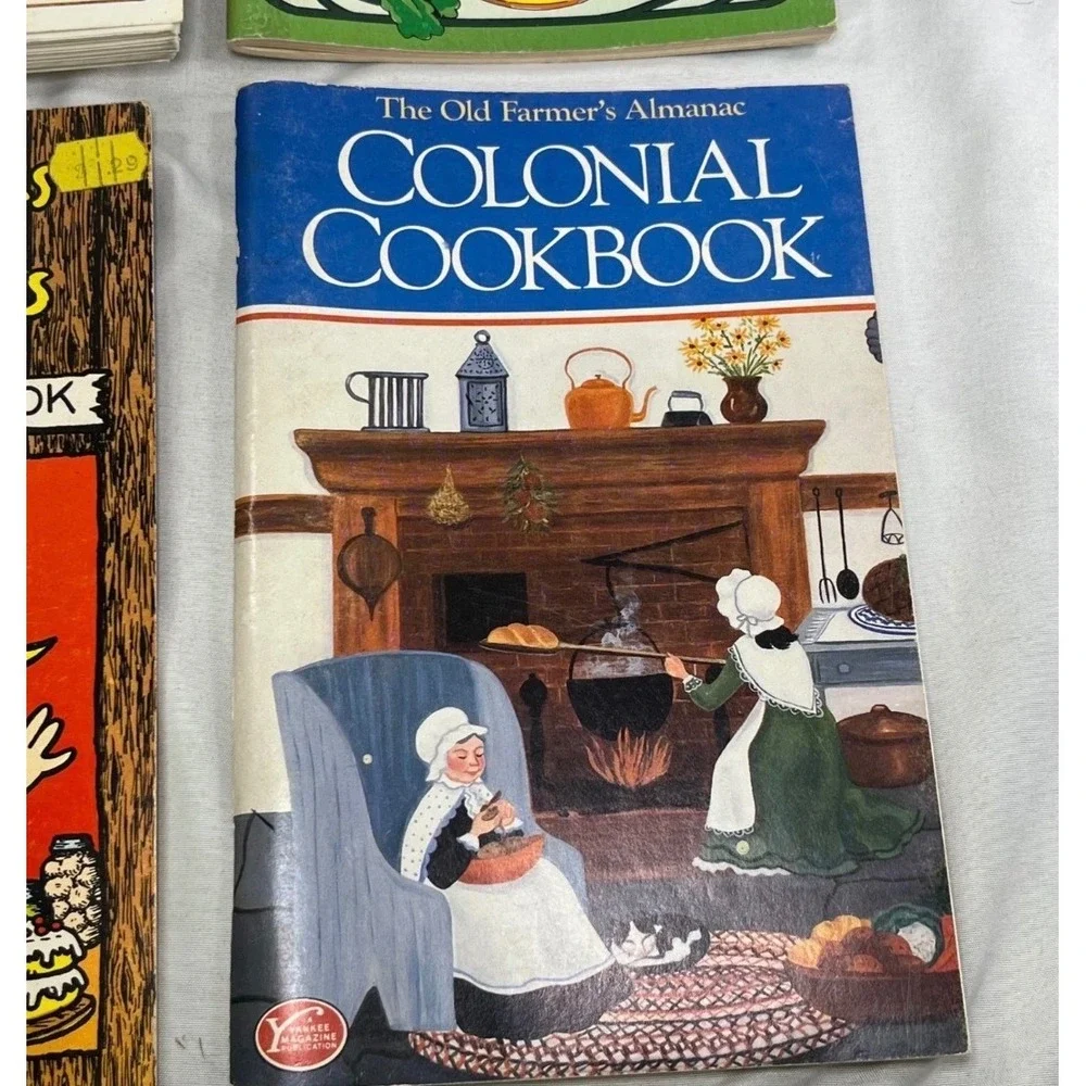 Vintage Cookbook Lot of 4 Miriam B Loo Colonial Cookbook Soups Country Cooking